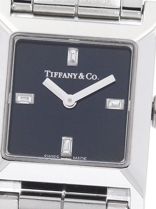 TIFFANY&Co. 1837 Makers 69345689 Square 4P Diamond Quartz Ladies Watch_951034